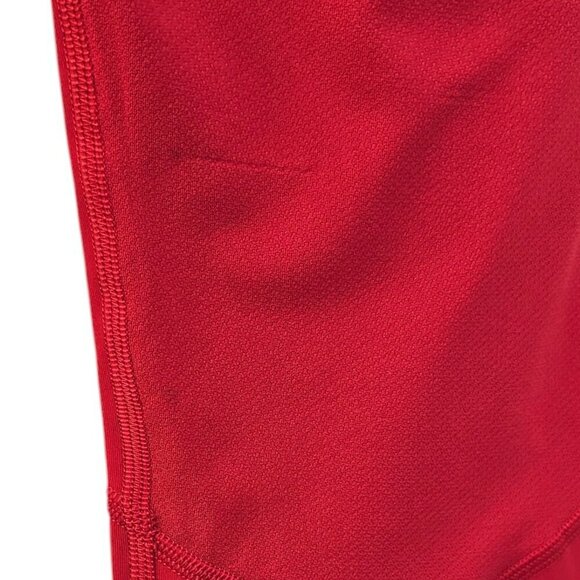 Lululemon Pace Rival Crop Size 10 Red 22" Full On Luxtreme Athletic Leggings - Picture 3 of 12